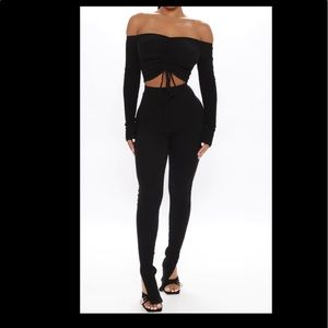 Black Legging Set, XL